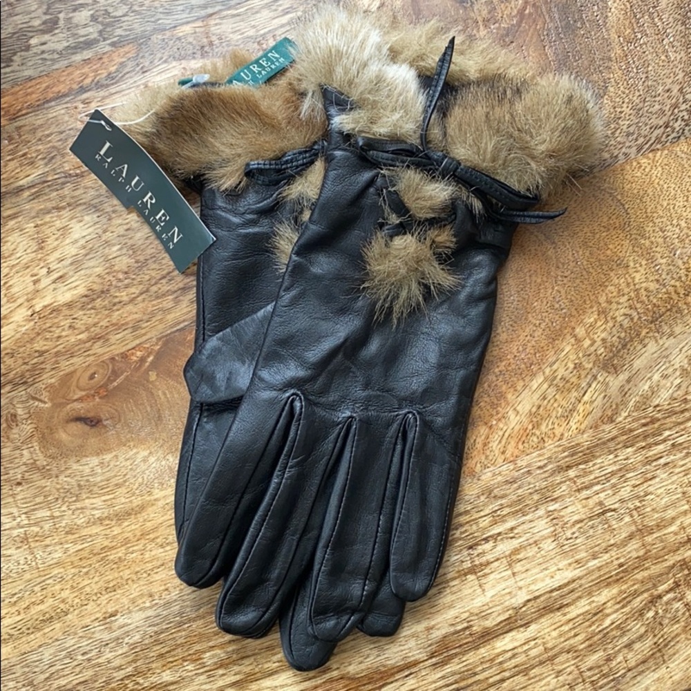 Ralph Lauren leather gloves